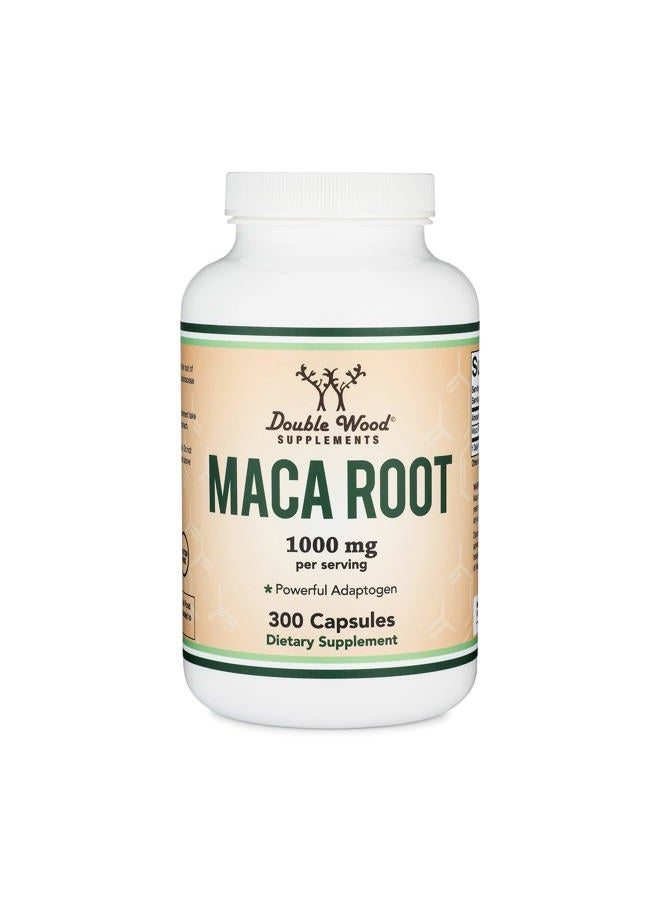 Double Wood Supplements Maca Root Capsules for Women and Men, 300 Count (1,000mg of Black, Red, Yellow Maca Powder per Serving) Grown in Peru (for Energy, Performance, Motivation) by Double Wood - Image 5