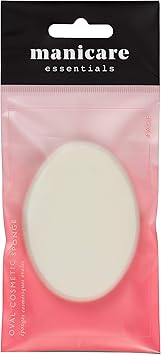 Manicare Oval Cosmetic Sponge Latex Free Blending Sponge For Liquid Cream And Powder Makeup Smooth Flawless Application Thick Soft Facial Sponge Beauty Accessory Tool Makeup Artist - Image 2