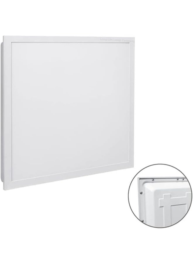 melfi 60x60 LED Flat Panel Light 50W - Edge-Lit Ceiling Fixture, Flicker-Free, No UV or Blue Light – 85-265V Drop Ceiling Light for Home & Commercial Indoor Use (6500K DAY LIGHT) - Image 3