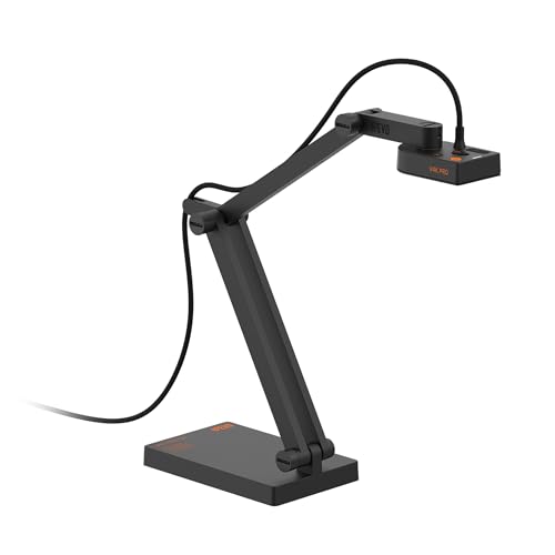 IPEVO V4K PRO 120 4K USB Document Camera, 120-degree FOV Lens, Sony CMOS Sensor, Swift Autofocus, AI Noise Reduction, Webcam, USB Plug and Play, Video Conferencing, Streaming, Work from Home - Image 1