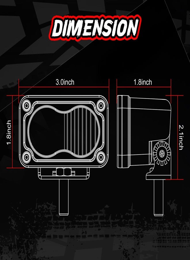 Auto Power Plus LED Driving Light Pods - Image 2