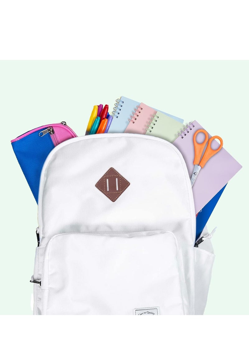 SYOSI - A5 Spiral Notebook with 60 Pcs Tabs Assorted Colors Line Journal Hardcover Subject Notebook College Ruled 80 Sheet Thick Paper Smooth Writing Aesthetic for School Students 4 Pack - Image 1