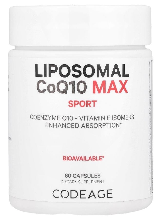 Codeage Liposomal CoQ10 Max Sport  60 Capsules