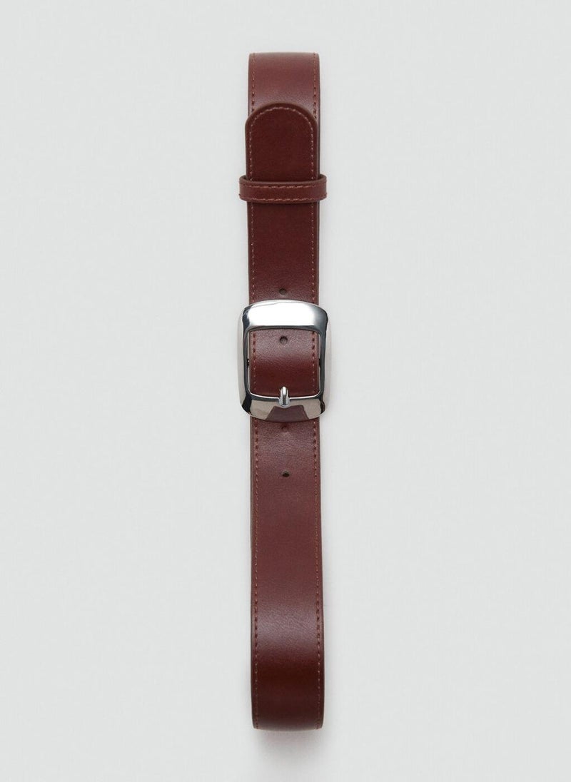 MANGO Square buckle belt - Image 4