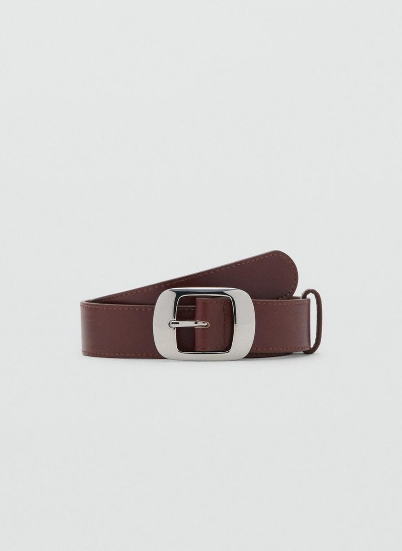 MANGO Square buckle belt - Image 1