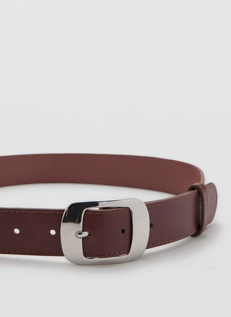 MANGO Square buckle belt - Image 3