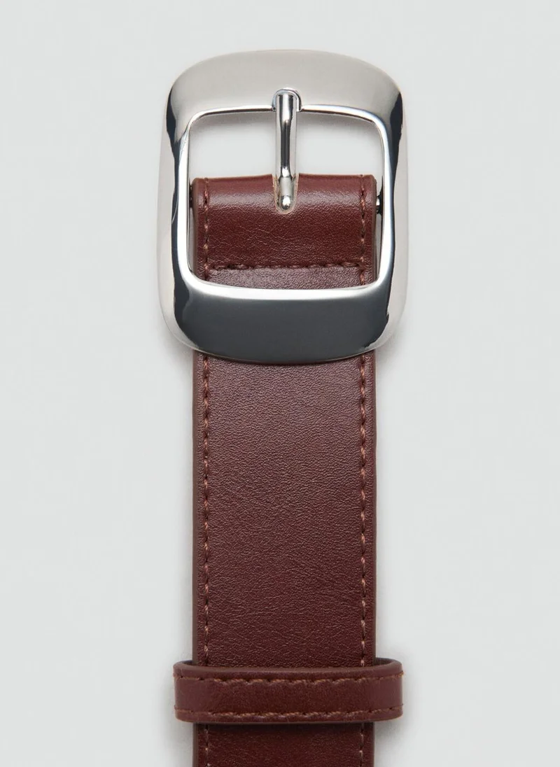 مانجو Square buckle belt