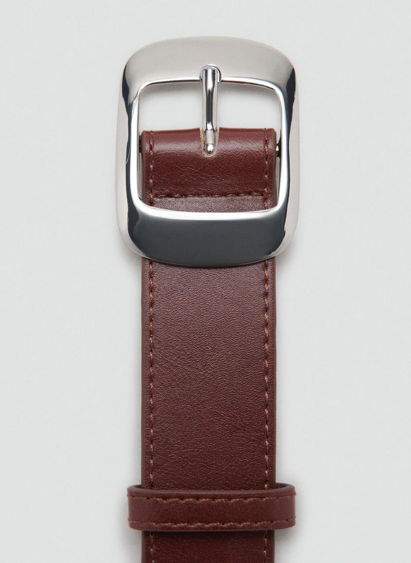 MANGO Square buckle belt - Image 2