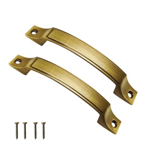 VOLO Antique Finish Door and Window Handle for Home, Kitchen, and Office Doors - Cabinet and Window Handle (Model: R-137) (Pack of 2, 96MM (4 Inch)) - Image 1
