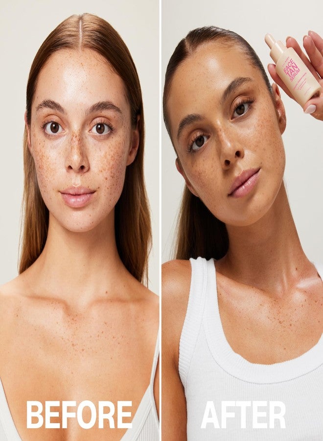 Bali Body سيروم تان الوجه من بالي بودي | سيروم وجه تدريجي للحصول على تان مخصص | خفيف الوزن، يحتوي على حمض الهيالورونيك ونياسيناميد لجميع أنواع البشرة | نباتي، خالي من القسوة، مصنوع في أستراليا (30 مل/1.01 أونصة سائلة) - Image 3