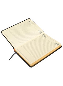 FIS FIS A5 Diary 2025 (English) Golden Bonded Leather, Black - FSDI26EGB25BK  - Image 2