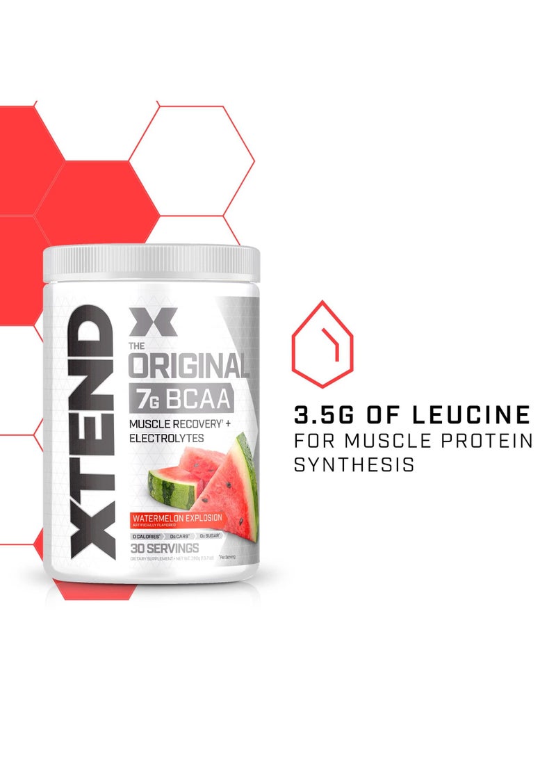 SCIVATION Xtend The Original 7G BCAA Muscle Recovery + Electrolytes, Watermelon Explosion Flavor - 30 Servings  - Image 3