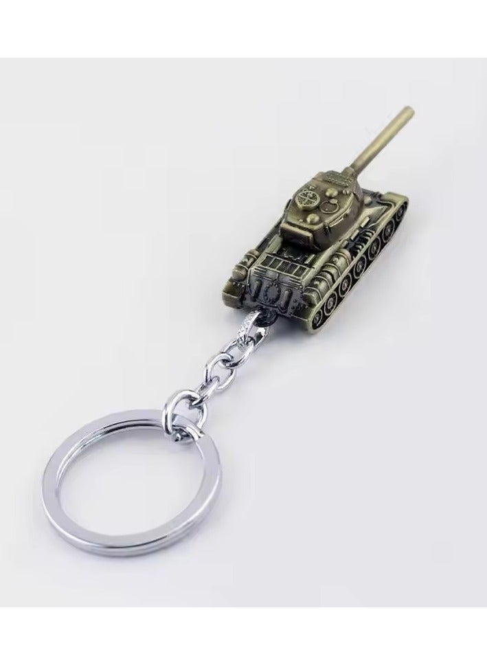Goolsky Fashion Vintage Charm Word Of Tanks Key Chain Keyring Tank Model Keychain Toys For Kids Gifts - Image 5