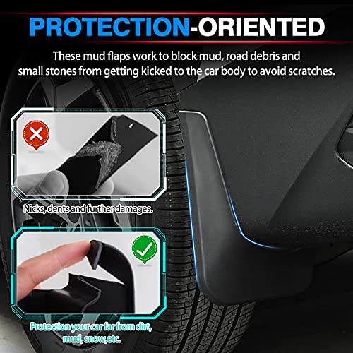 Autorder Mud Flaps for 2022 2023 2024 2025 Tucson NX4 Accessories Splash Guards Fender Flares Mudflap Front and Rear Mud Guard Set of 4 - Image 2
