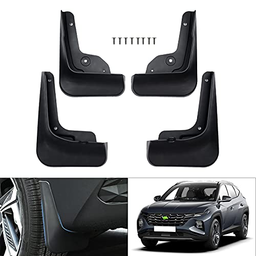 Autorder Mud Flaps for 2022 2023 2024 2025 Tucson NX4 Accessories Splash Guards Fender Flares Mudflap Front and Rear Mud Guard Set of 4 - Image 1