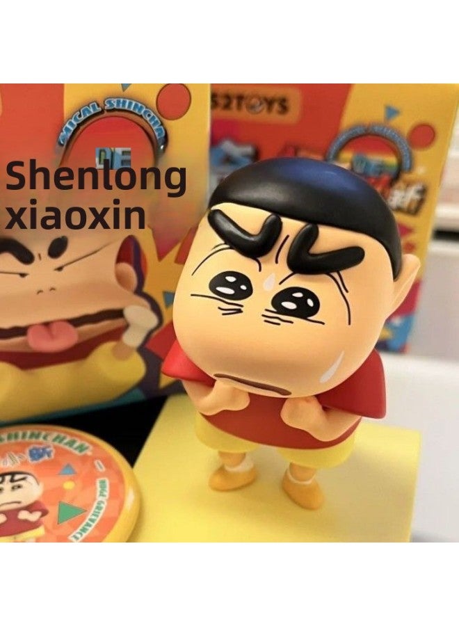 Crayon Xiaoxin Strange Xiaoxin Blind Box Hand-made Trendy Play Doll Desktop Decoration Female Birthday Gift