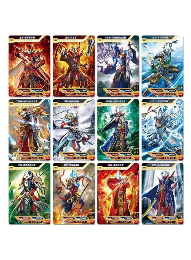 بطاقة ألترامان SSR بطاقة فلاش كاملة النجوم شفافة ذهبية SP HD بطاقة ثلاثية الأبعاد مجموعة كاملة من بطاقات الأطفال النادرة