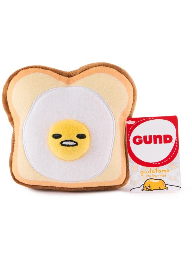GUND Sanrio Gudetama The Lazy Egg Stuffed Animal, Gudetama Egg Toast Plush Toy for Ages 1 and Up, 5” - Image 1