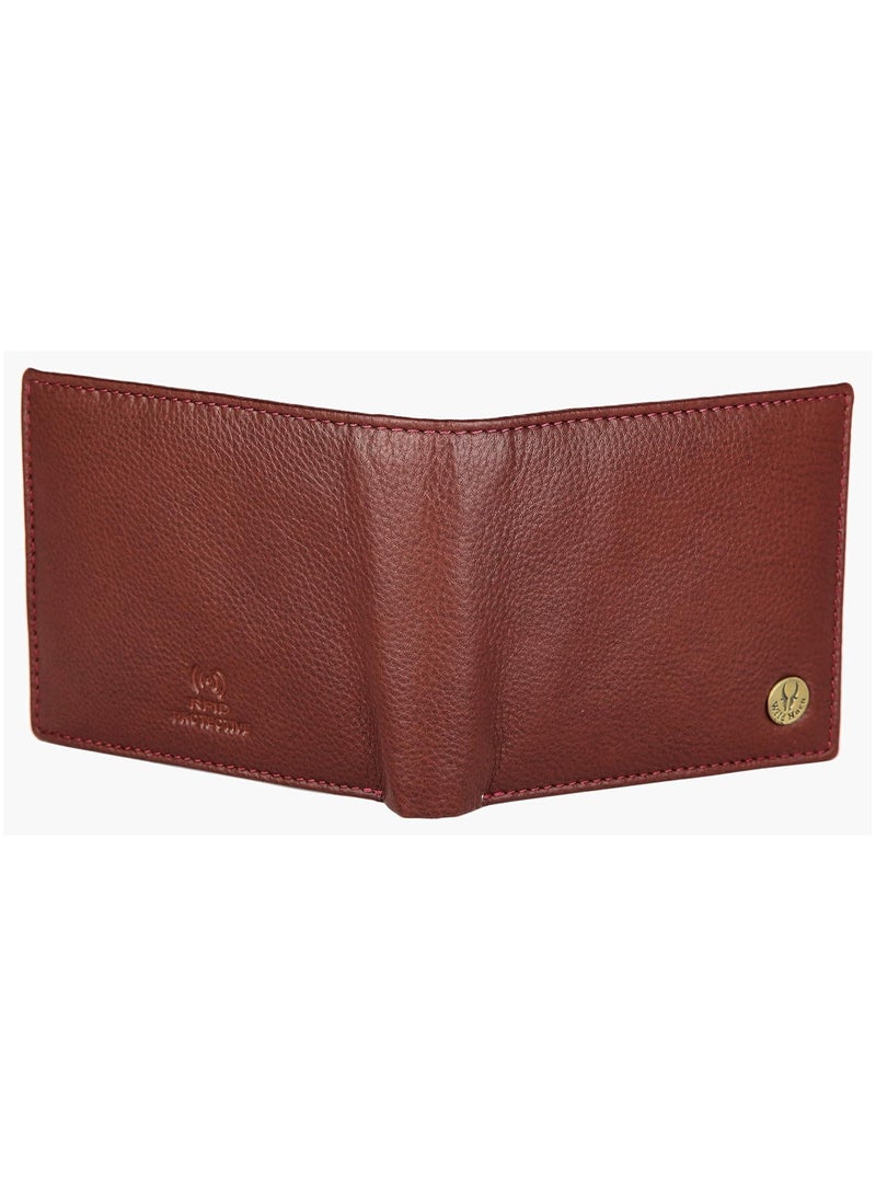 WildHorn RFID Protected Leather Wallet for Men, Brown - Image 4