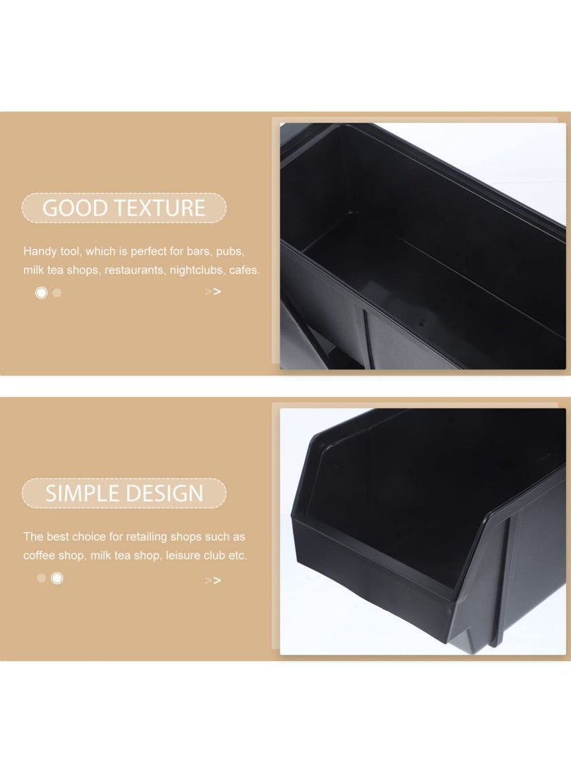 XiuWoo Fridge Organizer Coffee Station Organizer Countertop Coffee Bar Accessories Coffee Holder Tea Bag Caddy Condiment Organizer for Coffee Bar Kitchen Refrigerator Organizer Bins  - Image 4