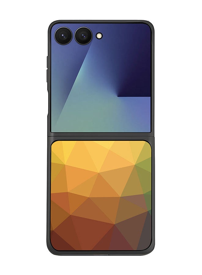 Stylizedd For Samsung Galaxy Z Flip7 Case,Slim fit Camera Protection, Shockproof Thin Phone cover  - Golden Nugget