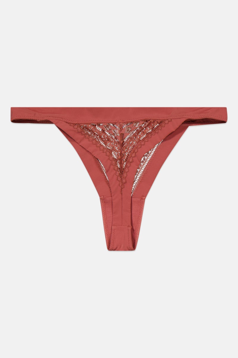Etam Women Plain Pantie, Pink  - Image 2