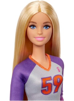 Barbie دمية باربي وإكسسواراتها، دمية لاعبة الكرة الطائرة المهنية  - Image 5