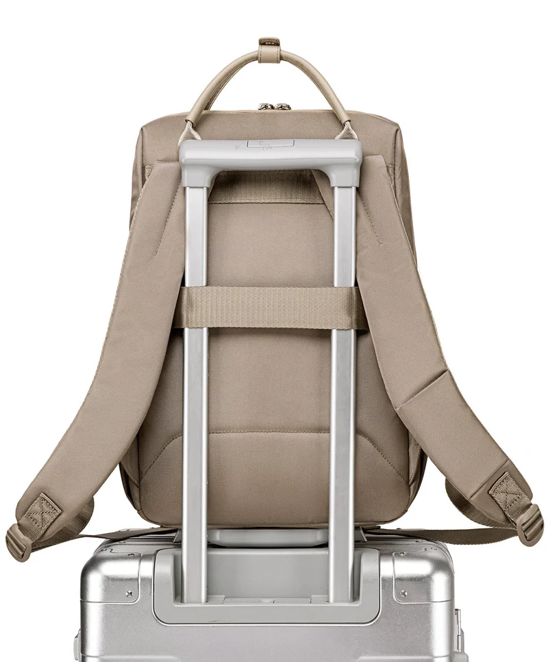 Chantria Khaki Casual Laptop Backpack for Women Water Resistant Multifunctional Polyester Daypack for Office/School/College/Travel, CB00618, Khaki for Women | Best Price UAE