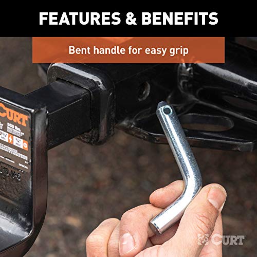 CURT 21401 Trailer Hitch Pin & Clip, 1/2-Inch Diameter, Fits 1-1/4-Inch Receiver - Image 5