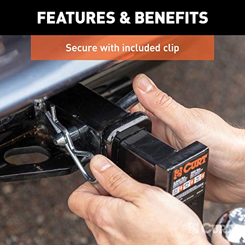 CURT 21401 Trailer Hitch Pin & Clip, 1/2-Inch Diameter, Fits 1-1/4-Inch Receiver - Image 4