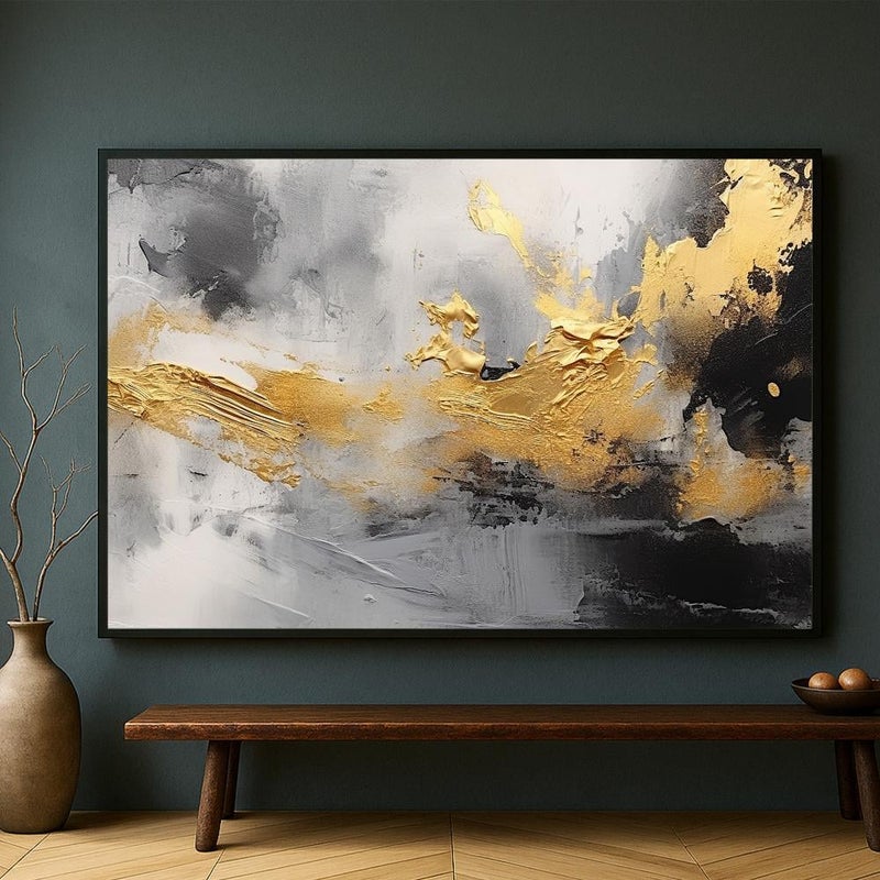 Marktna Canvas painting with a fine art design and a hollow frame, measuring (60×40), one piece - Image 1