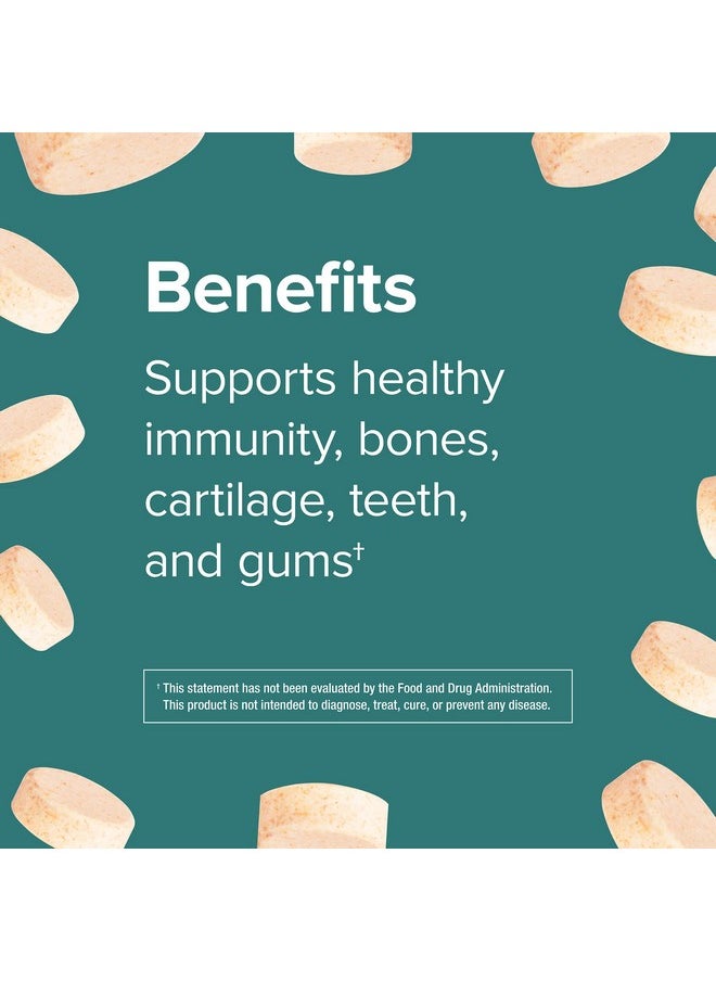 Webber naturals Vitamin C+D3 200 Chewable Orange Tablets 1000 Mg Of Vitamin C With 1000 Iu Of Vitamin D3 Per Serving Bones Teeth Immune And Antioxidant Support Non Gmo Dairy & Gluten Free  - Image 5