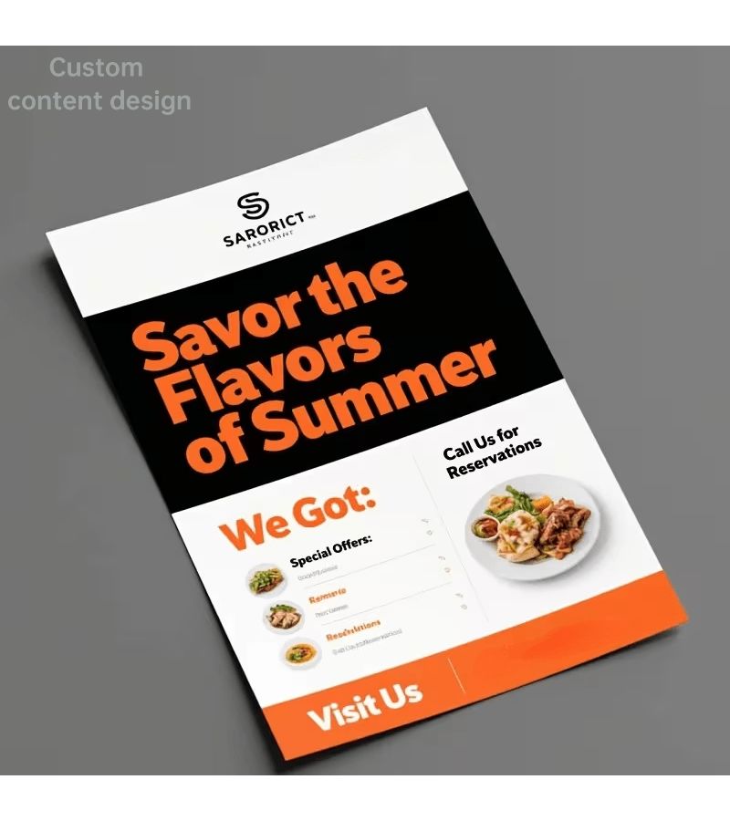 41Pcs A6 Single Sided Custom Advertising Flyers Matte Water Soluble Paper - Image 3