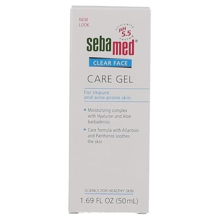 SEBAMED Clear Face Care Gel (50mL) with Aloe Vera and Hyaluronic Acid for Impure and Acne Prone Skin - Made in Germany - Image 3
