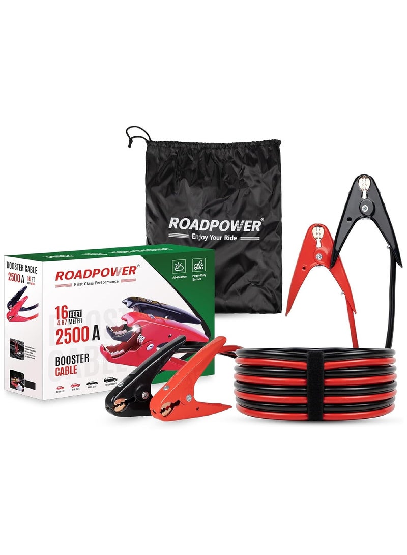 RoadPower Booster Cable With Zipper Bag 2500 AMP 4.87 Meter - Image 2