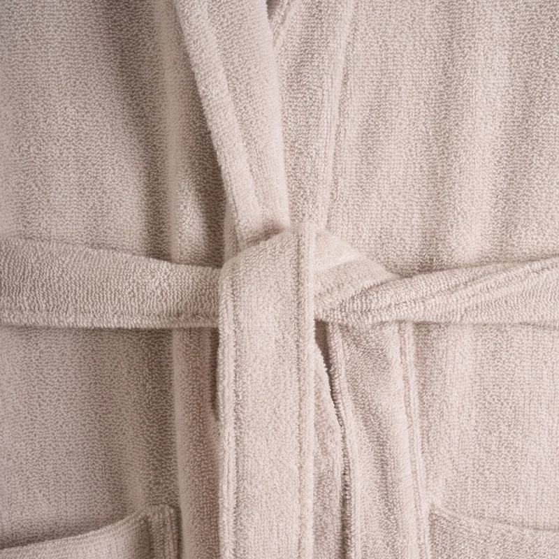 بينيلوبي 100% Cotton Bathrobe Stone Color XXL - Noa Series