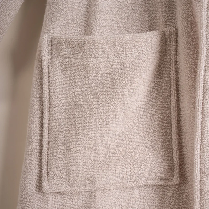بينيلوبي 100% Cotton Bathrobe Stone Color XXL - Noa Series