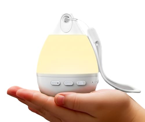 Gradient Mode White Noise Sound Machine Gradient Mode Lumi Egg Portable Sound Machine with Bluetooth 26 Soothing Sounds Night Light Timer Noise Canceling for Baby Adults Home Travel Nursery Gift - Image 2