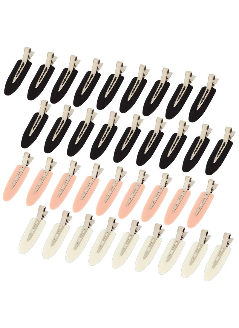 MADHOLLY - 36Pcs No Bend No Crease Hair Clips- Styling Duck Bill Clips Alligator Hair Barrettes for Styling Sectioning Small Gifts for Women Girl Salon Hairstyle Hairdressing Bangs Waves Makeup - Image 1