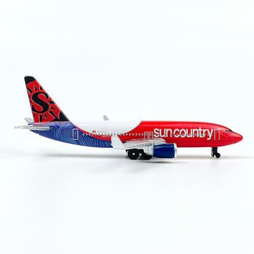AVIAMUSE Sun Country Model Airplane, Die-cast Single Planes Model Aircraft Suitable for Collection & Christmas, Birthday Gifts - Image 4