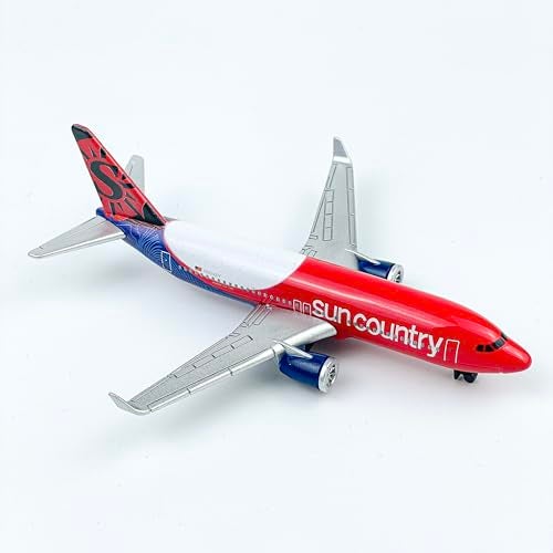AVIAMUSE Sun Country Model Airplane, Die-cast Single Planes Model Aircraft Suitable for Collection & Christmas, Birthday Gifts - Image 2