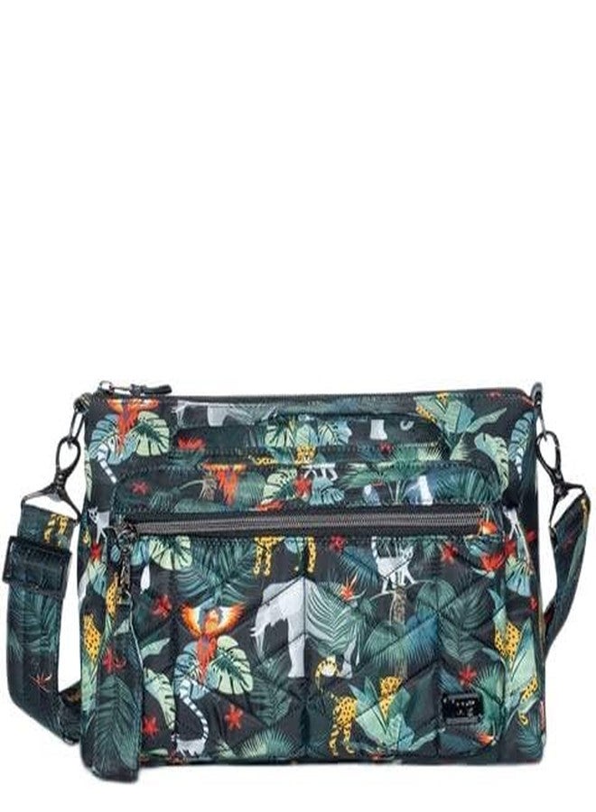 Lug Stretch Crossbody Bag, WILDLIFE BLACK