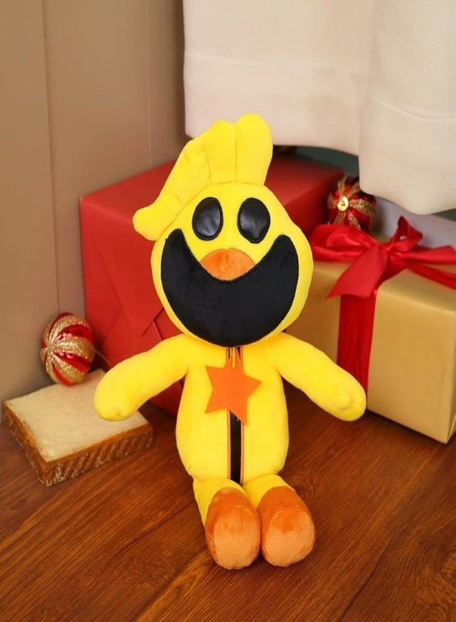 TechMax Solution Yellow Cute Big Smile Plush Toy Soft Stuffed Cartoon Animal Doll for Kids Hugging Gift Premium Plush Design 60 CM Style 21 - Image 5