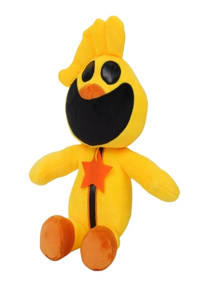TechMax Solution Yellow Cute Big Smile Plush Toy Soft Stuffed Cartoon Animal Doll for Kids Hugging Gift Premium Plush Design 60 CM Style 21 - Image 1