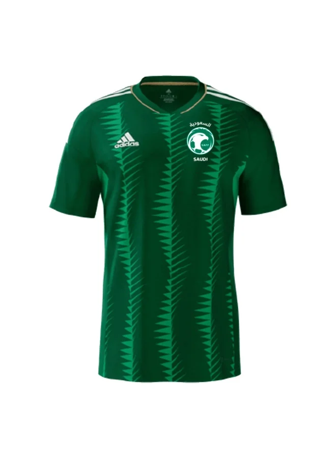 adidas قميص كرة قدم Saff H Jsy رجالي أخضر مقاس XS