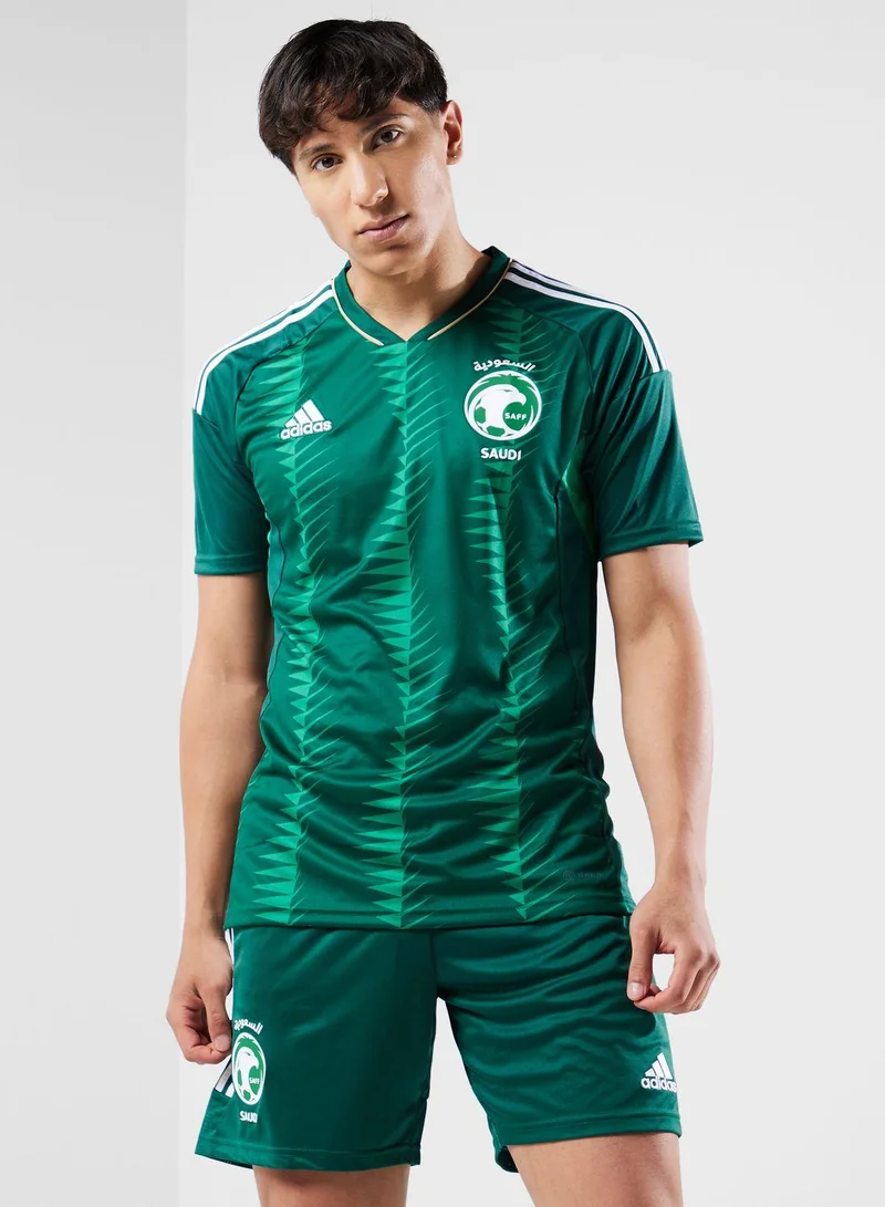 adidas قمصان كرة قدم رجالية خضراء    مقاس