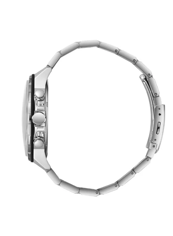 BEVERLY HILLS POLO CLUB BEVERLY HILLS POLO CLUB BP3651X.370 Men's Multi Function Display Watch & Metal Strap Silver