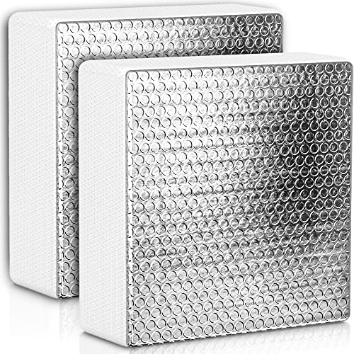 Sika deer SIKADEER RV Vent Insulator 14″x14″x3″, 2 Piece Universal RV Skylight Cover with Reflective Surface, Skylight Shade Energy Savings Sunroof Fits for 14 Inch X 14 Inch RV/Camper Vents - Image 1