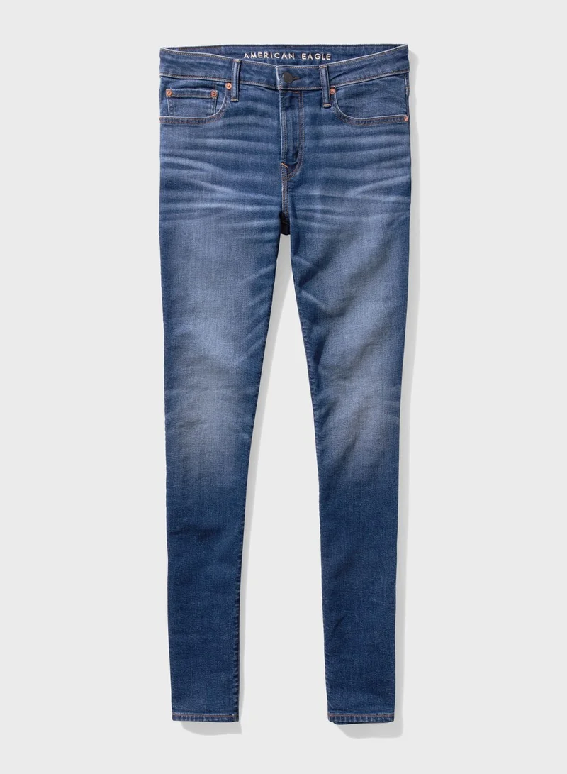 امريكان ايجل Mid Wash Skinny Fit Jeans