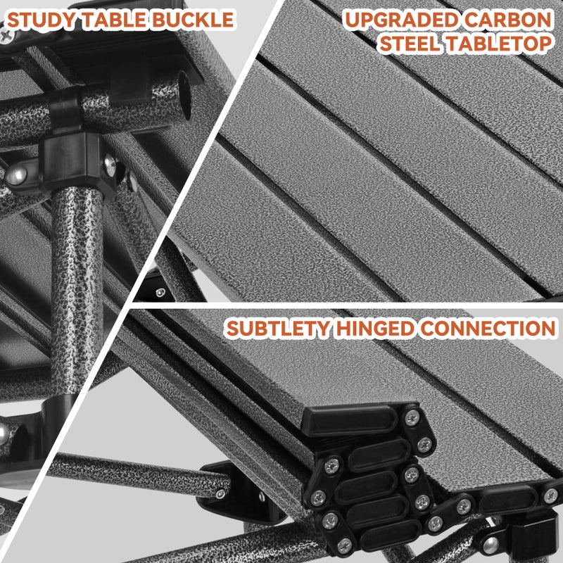 Opliy Portable Folding Camping Table for 2-4 Persons Aluminum Collapsible Table Lightweight with Carry Bag for Camping, Hiking, Picnics, BBQ, Beach Trips & Tailgating - Image 4